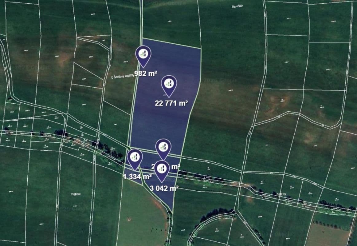 plot for sale, 31,126 m², Čistá u Horek, Liberecký Region plot for sale, 31,126 m², Čistá u Horek, Liberecký Region