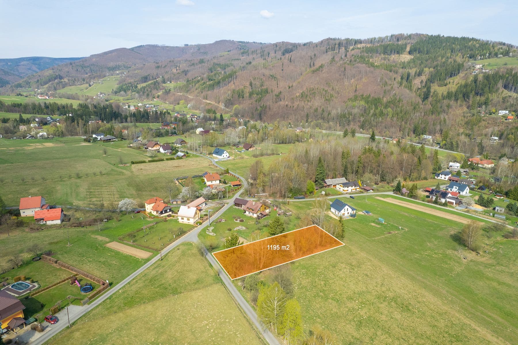 plot for sale, 1,195 m², Dolní Lomná, Moravskoslezský Region plot for sale, 1,195 m², Dolní Lomná, Moravskoslezský Region