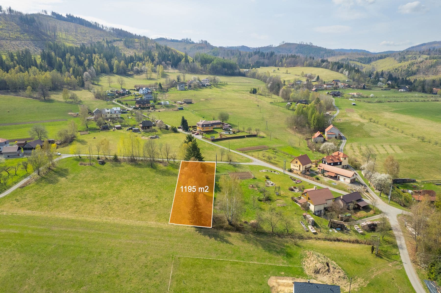 plot for sale, 1,195 m², Dolní Lomná, Moravskoslezský Region plot for sale, 1,195 m², Dolní Lomná, Moravskoslezský Region