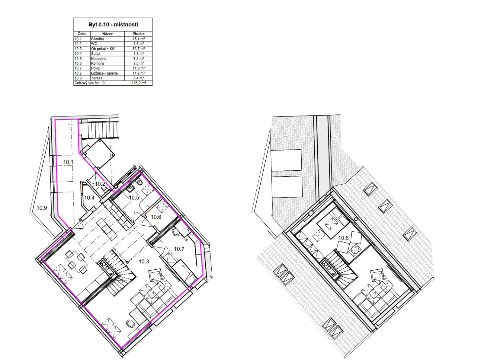 1 bedroom with open-plan kitchen flat for sale, 126 m², Mostecká, Dobřany, Plzeňský Region 1 bedroom with open-plan kitchen flat for sale, 126 m², Mostecká, Dobřany, Plzeňský Region