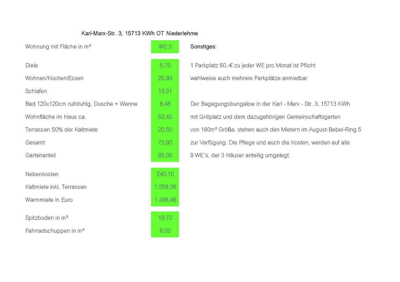 2 bedroom flat to rent, 74 m², Karl-Marx-Str. 3, Königs Wusterhausen, Brandenburg 2 bedroom flat to rent, 74 m², Karl-Marx-Str. 3, Königs Wusterhausen, Brandenburg