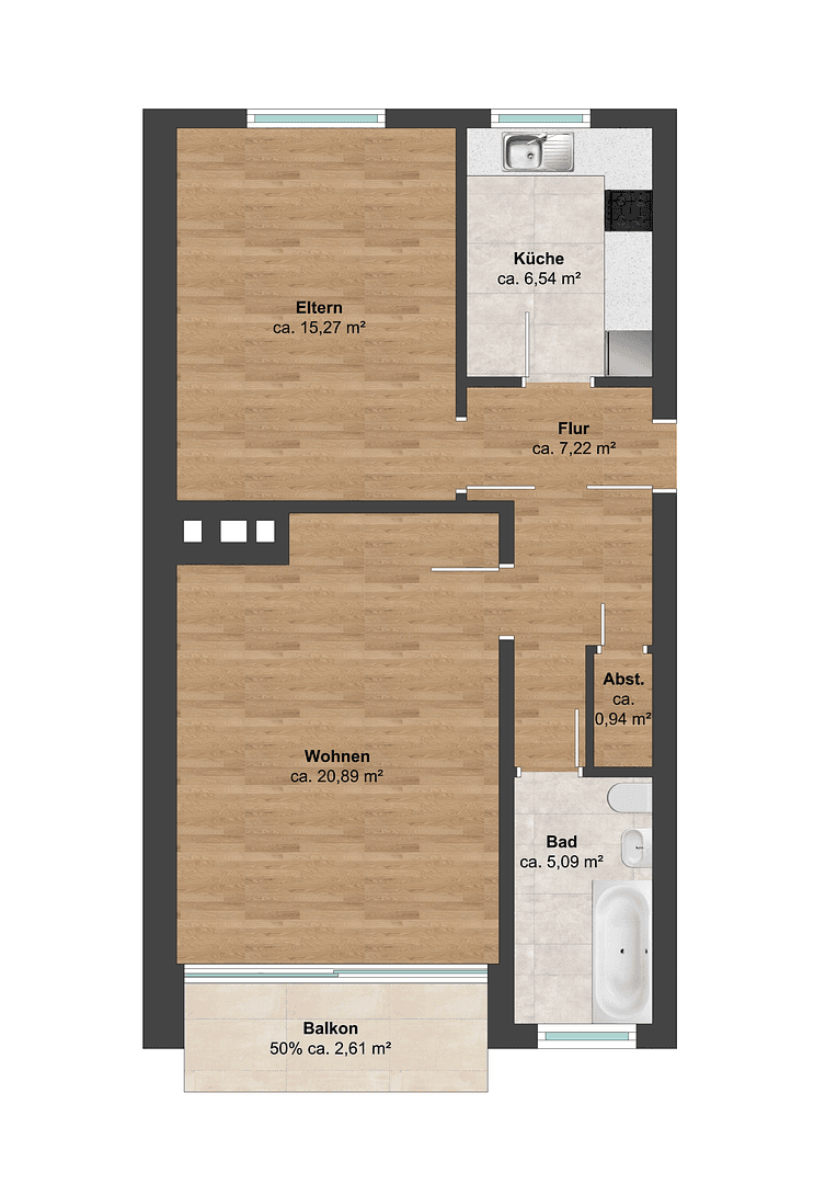 2 bedroom flat to rent, 58 m², Am Fleth 9a, Brunsbüttel, Schleswig-Holstein 2 bedroom flat to rent, 58 m², Am Fleth 9a, Brunsbüttel, Schleswig-Holstein