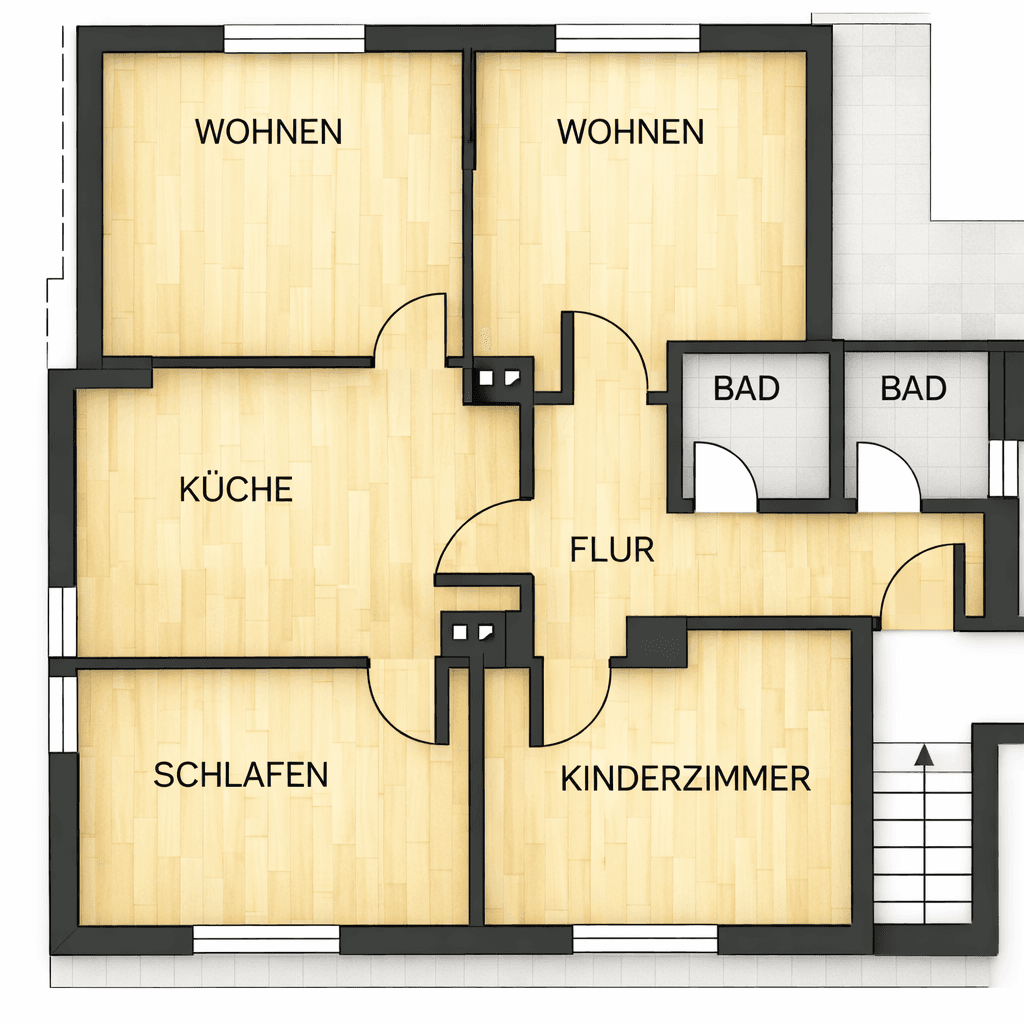 4 bedroom flat to rent, 86 m², Melle, Lower Saxony 4 bedroom flat to rent, 86 m², Melle, Lower Saxony