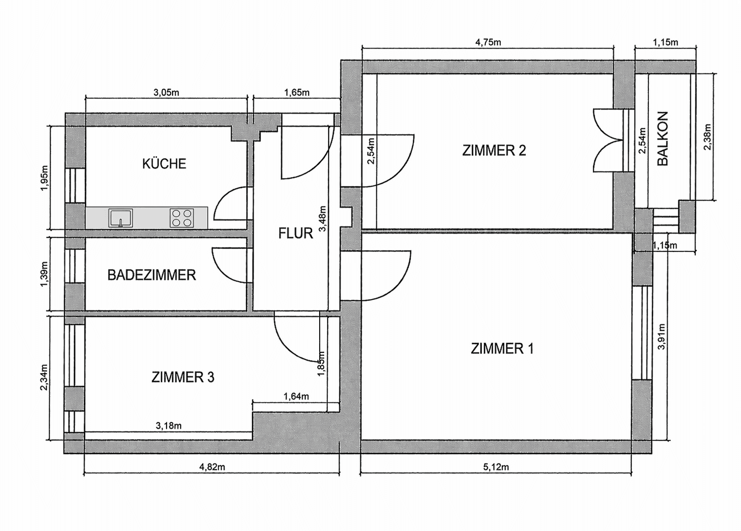 3 bedroom flat for sale, 62 m², Berlin, Berlin 3 bedroom flat for sale, 62 m², Berlin, Berlin