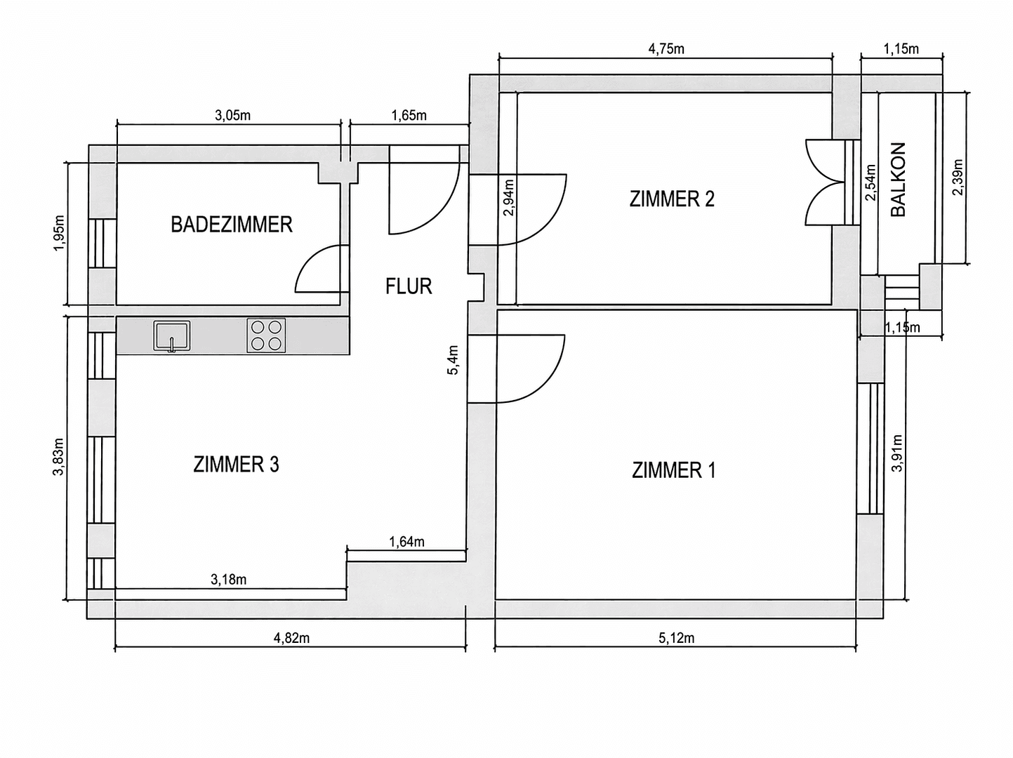 3 bedroom flat for sale, 62 m², Berlin, Berlin 3 bedroom flat for sale, 62 m², Berlin, Berlin