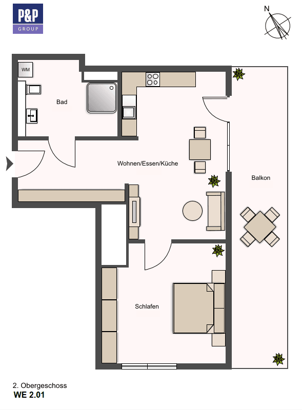 2 bedroom flat to rent, 63 m², Lange Straße 65, Fürth, Bavaria 2 bedroom flat to rent, 63 m², Lange Straße 65, Fürth, Bavaria