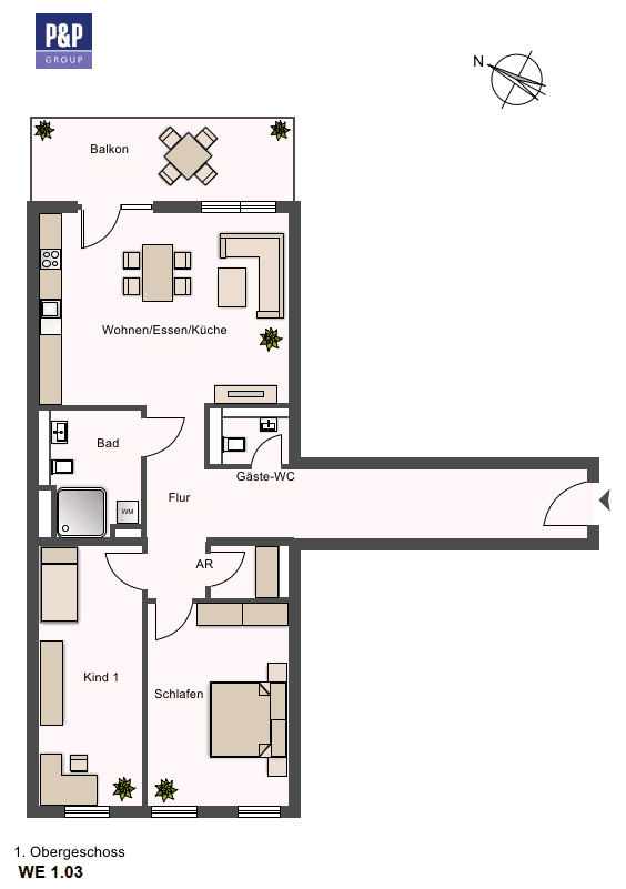 3 bedroom flat to rent, 90 m², Lange Straße 65, Fürth, Bavaria 3 bedroom flat to rent, 90 m², Lange Straße 65, Fürth, Bavaria