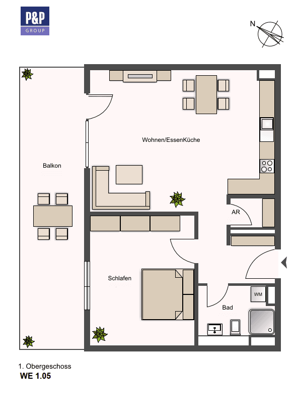2 bedroom flat to rent, 66 m², Lange Straße 65, Fürth, Bavaria 2 bedroom flat to rent, 66 m², Lange Straße 65, Fürth, Bavaria