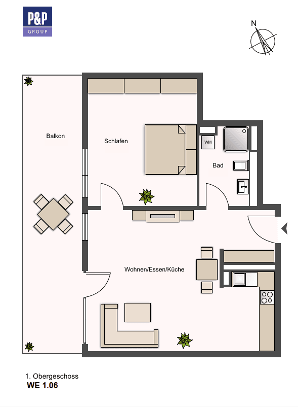 2 bedroom flat to rent, 60 m², Lange Straße 65, Fürth, Bavaria 2 bedroom flat to rent, 60 m², Lange Straße 65, Fürth, Bavaria