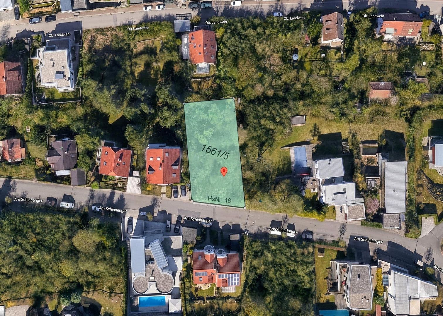 plot for sale, 783 m², Am Schindanger 16, Höchberg, Bavaria plot for sale, 783 m², Am Schindanger 16, Höchberg, Bavaria