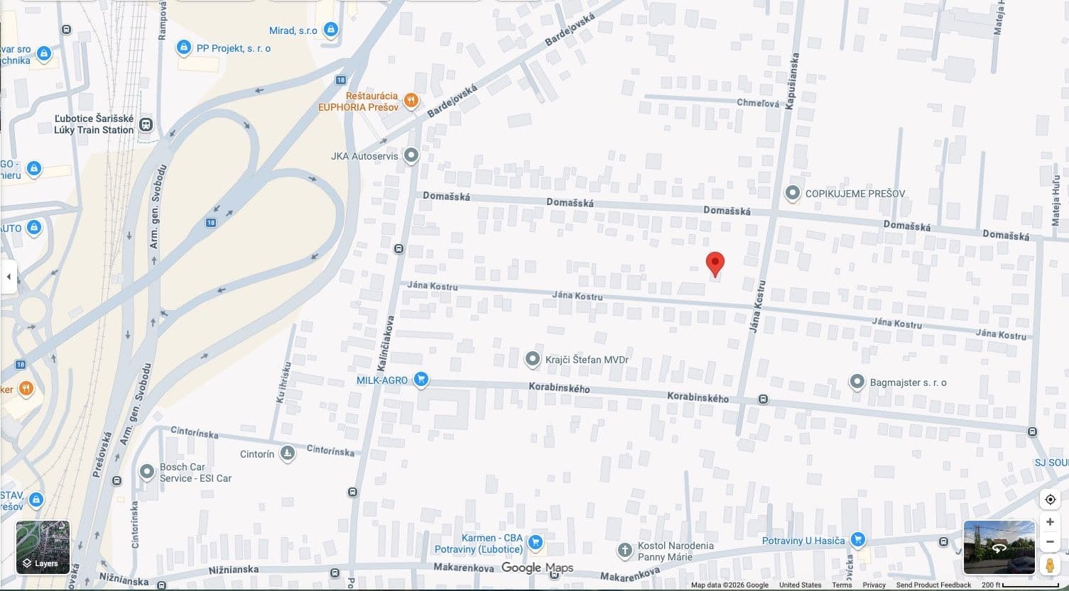 plot for sale, 2,692 m², Ľubotice, Prešovský Region plot for sale, 2,692 m², Ľubotice, Prešovský Region