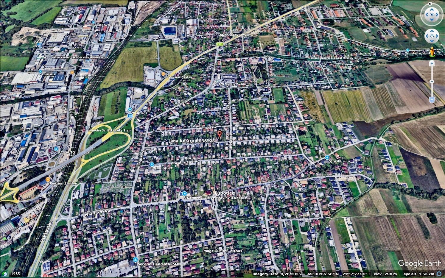 plot for sale, 2,692 m², Ľubotice, Prešovský Region plot for sale, 2,692 m², Ľubotice, Prešovský Region