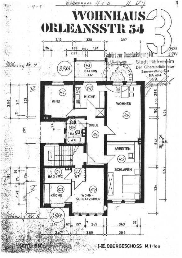 3 bedroom flat to rent, 94 m², Orleonstr. 54, Hildesheim, Lower Saxony 3 bedroom flat to rent, 94 m², Orleonstr. 54, Hildesheim, Lower Saxony