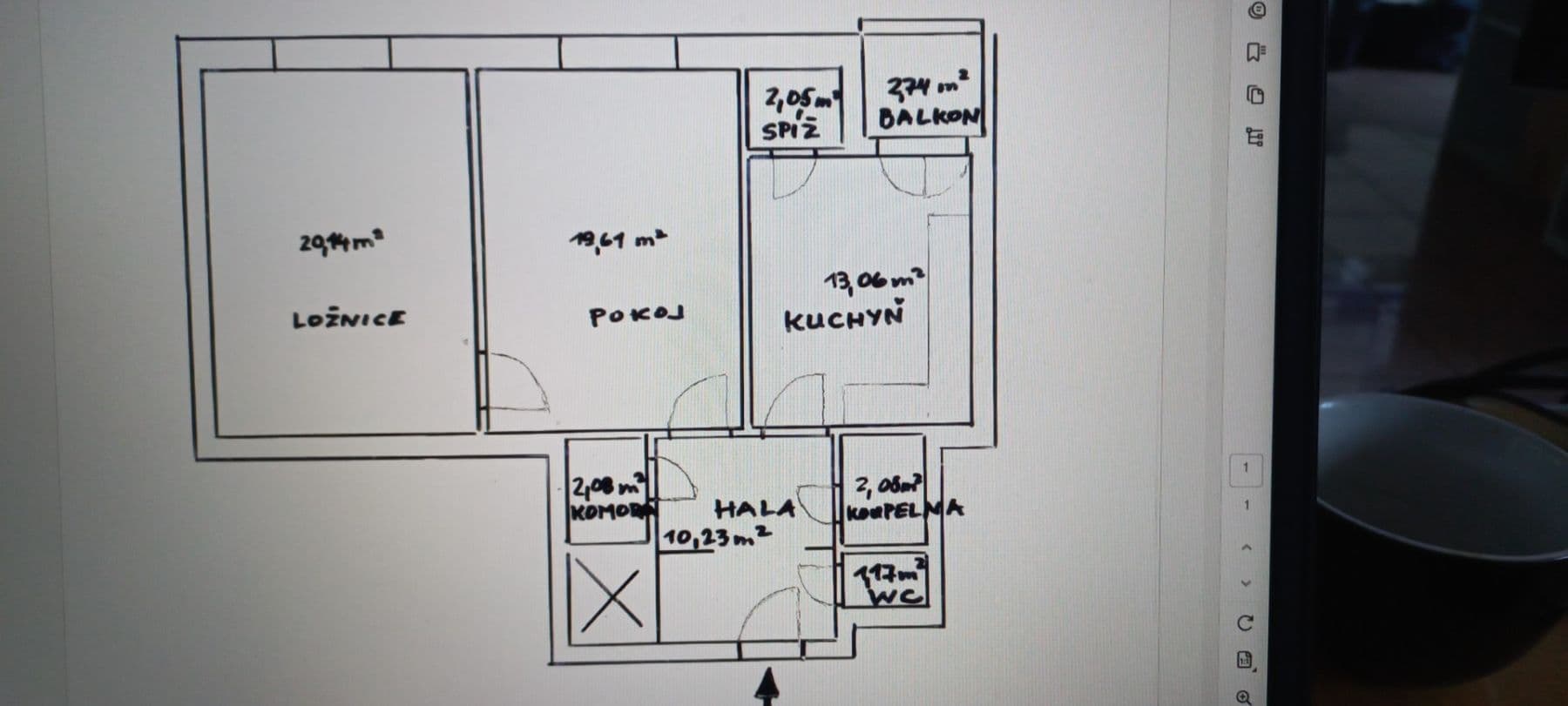 2 bedroom flat to rent, 73 m², Na Hlídce, Prague, Prague 2 bedroom flat to rent, 73 m², Na Hlídce, Prague, Prague