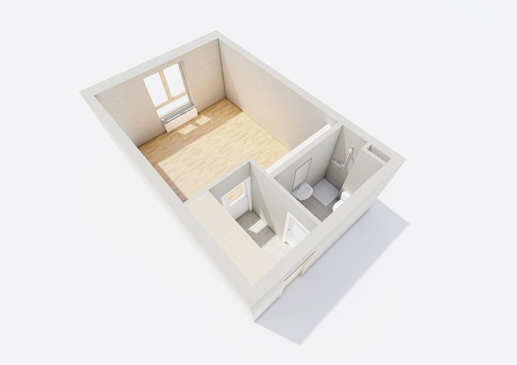 Studio flat to rent, 31 m², Jaroslava Foglara, Prague, Prague Studio flat to rent, 31 m², Jaroslava Foglara, Prague, Prague