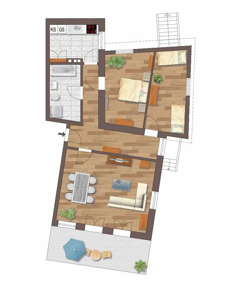 3 bedroom flat for sale, 88 m², Poststraße 4, Göhren, Mecklenburg-Vorpommern 3 bedroom flat for sale, 88 m², Poststraße 4, Göhren, Mecklenburg-Vorpommern