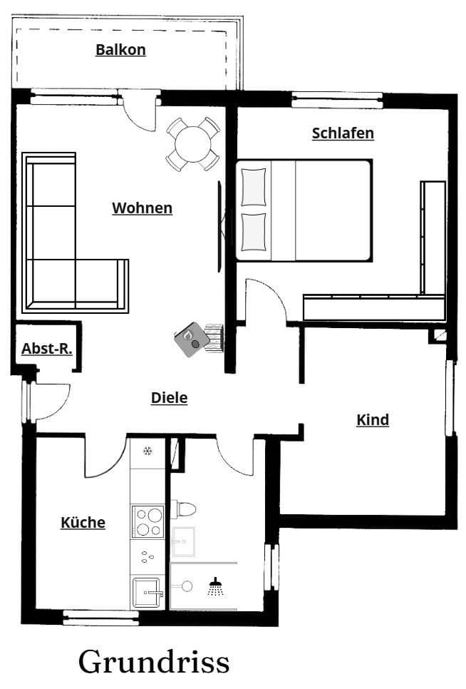 3 bedroom flat for sale, 70 m², Bochum, North Rhine-Westphalia 3 bedroom flat for sale, 70 m², Bochum, North Rhine-Westphalia