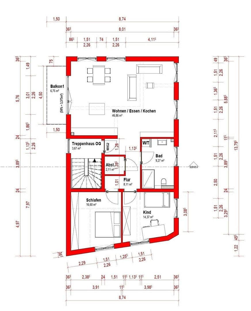3 bedroom flat to rent, 98 m², Kirchgasse 11, Roßdorf, Hesse 3 bedroom flat to rent, 98 m², Kirchgasse 11, Roßdorf, Hesse