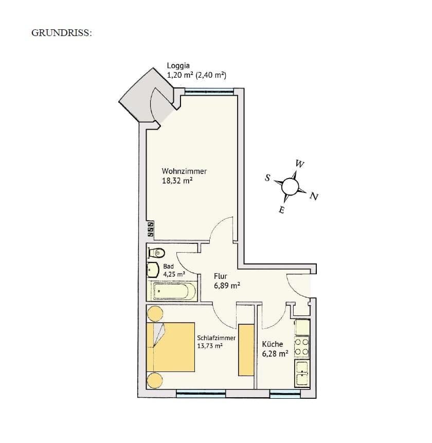 2 bedroom flat for sale, 51 m², Sonnenredder 4, Hamburg, Hamburg 2 bedroom flat for sale, 51 m², Sonnenredder 4, Hamburg, Hamburg