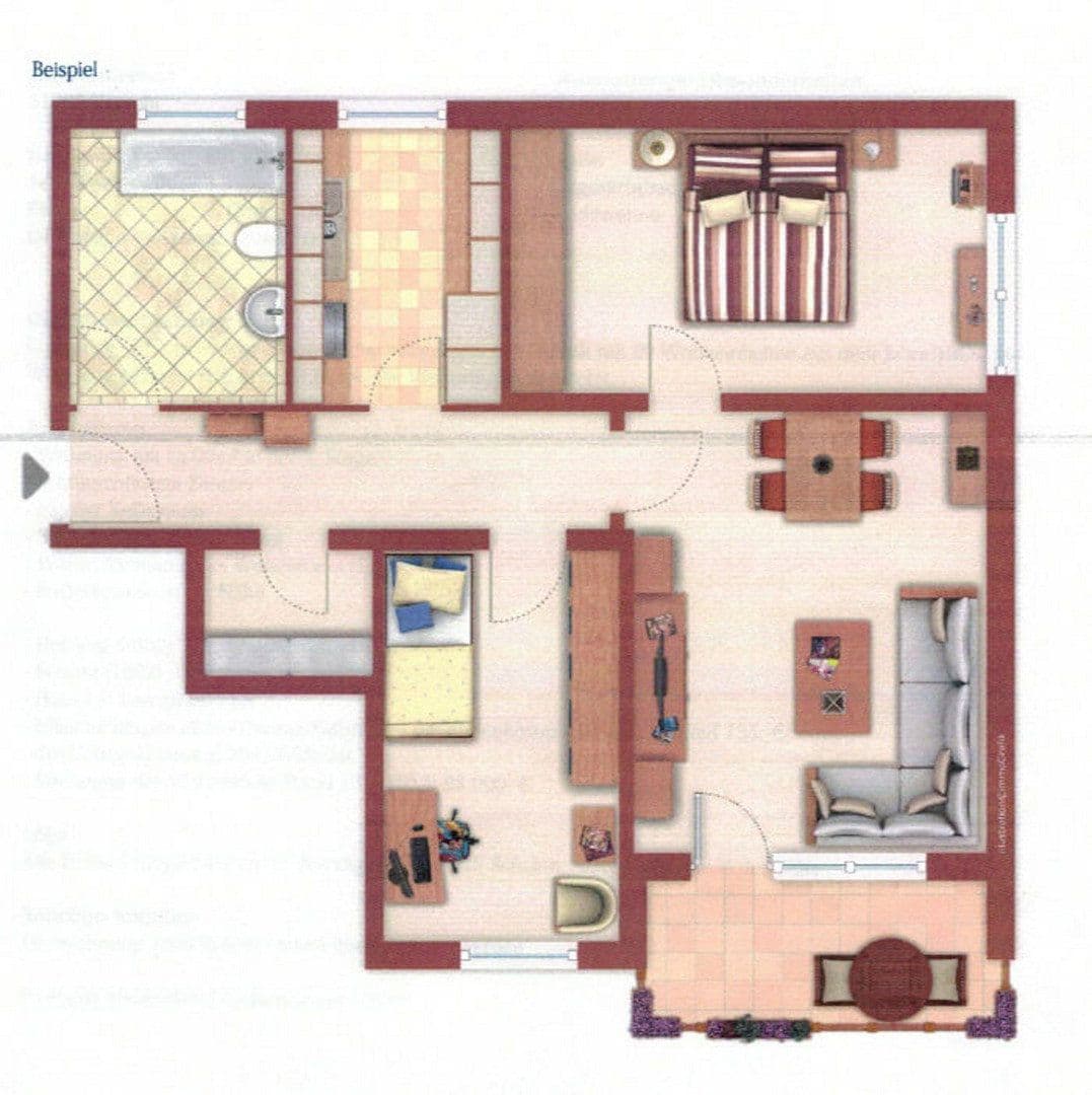 3 bedroom flat to rent, 69 m², Hamelin, Lower Saxony 3 bedroom flat to rent, 69 m², Hamelin, Lower Saxony