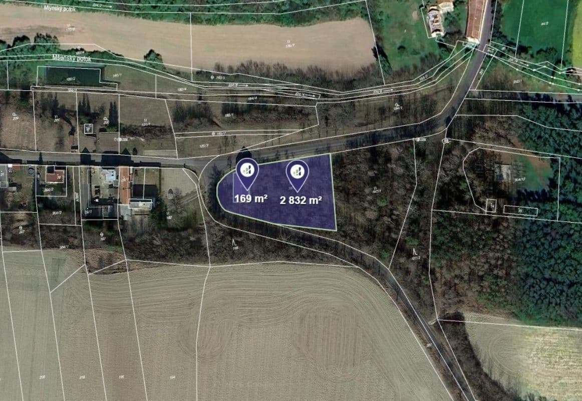 plot for sale, 3,001 m², Mšené-lázně, Ústecký Region plot for sale, 3,001 m², Mšené-lázně, Ústecký Region