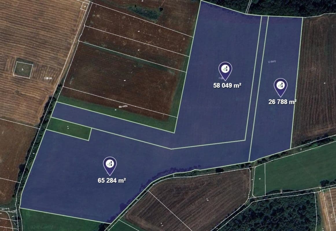 plot for sale, 292,547 m², Horšice, Plzeňský Region plot for sale, 292,547 m², Horšice, Plzeňský Region