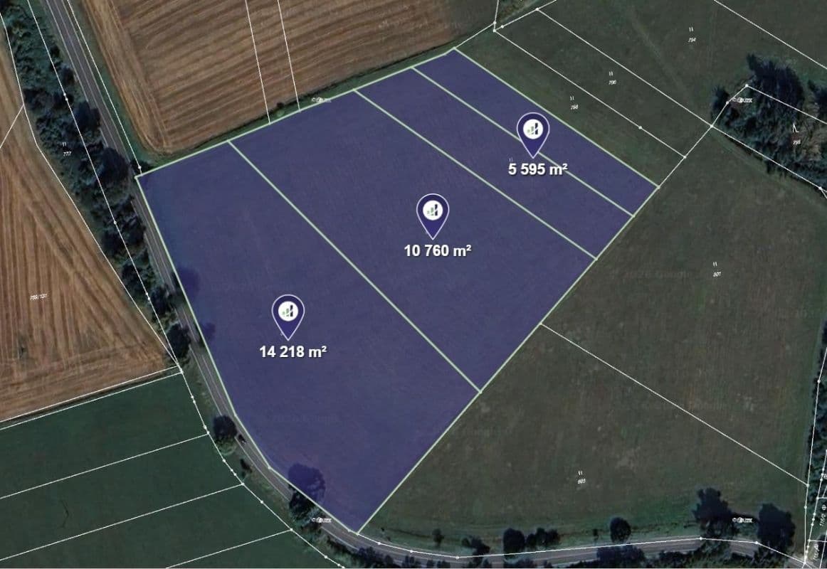 plot for sale, 292,547 m², Horšice, Plzeňský Region plot for sale, 292,547 m², Horšice, Plzeňský Region