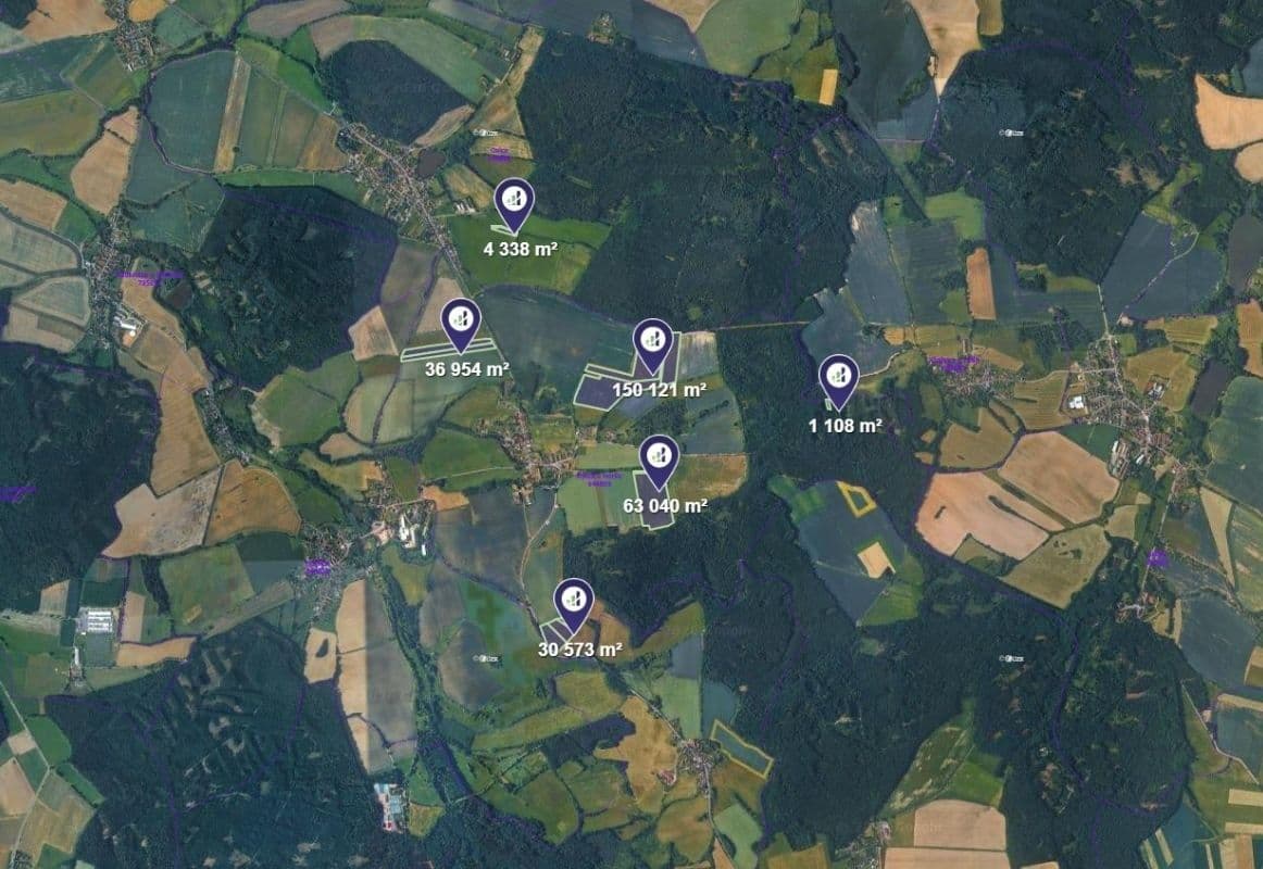 plot for sale, 286,134 m², Horšice, Plzeňský Region plot for sale, 286,134 m², Horšice, Plzeňský Region