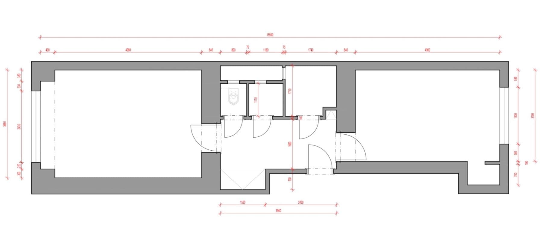 1 bedroom with open-plan kitchen flat for sale, 50 m², Na dolinách, Prague, Prague 1 bedroom with open-plan kitchen flat for sale, 50 m², Na dolinách, Prague, Prague