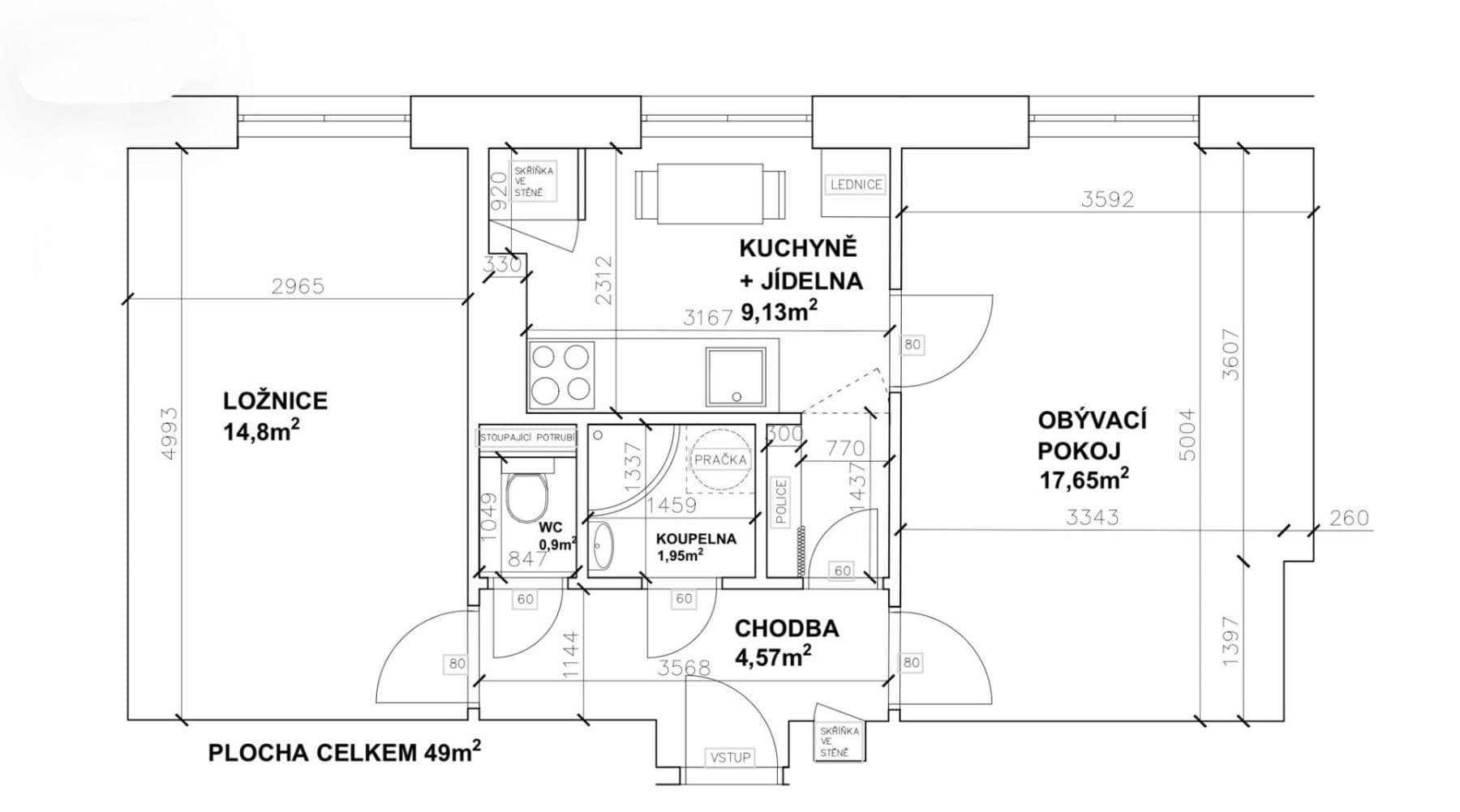 2 bedroom flat for sale, 49 m², Družstevní, Týnec nad Sázavou, Středočeský Region 2 bedroom flat for sale, 49 m², Družstevní, Týnec nad Sázavou, Středočeský Region