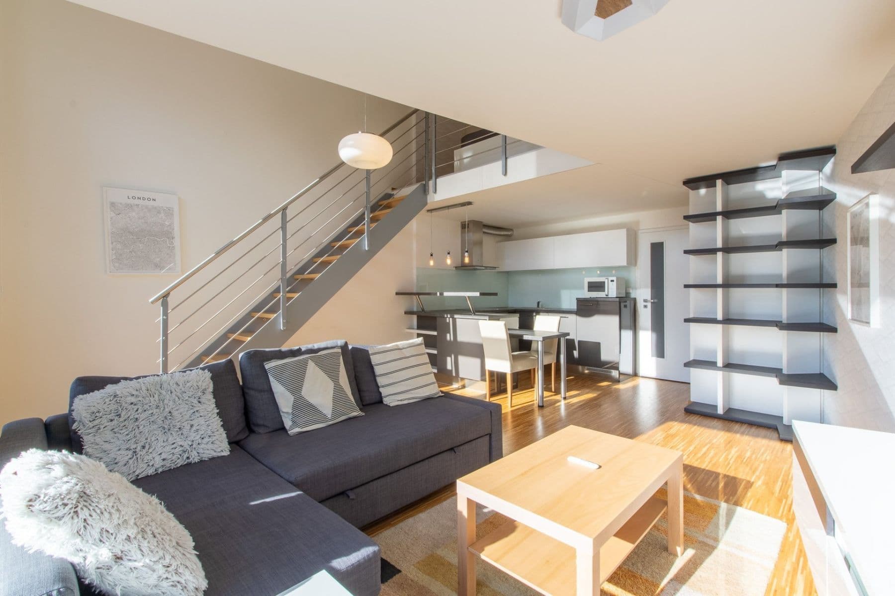 1 bedroom with open-plan kitchen flat to rent, 48 m², U libeňského pivovaru, Prague, Prague 1 bedroom with open-plan kitchen flat to rent, 48 m², U libeňského pivovaru, Prague, Prague