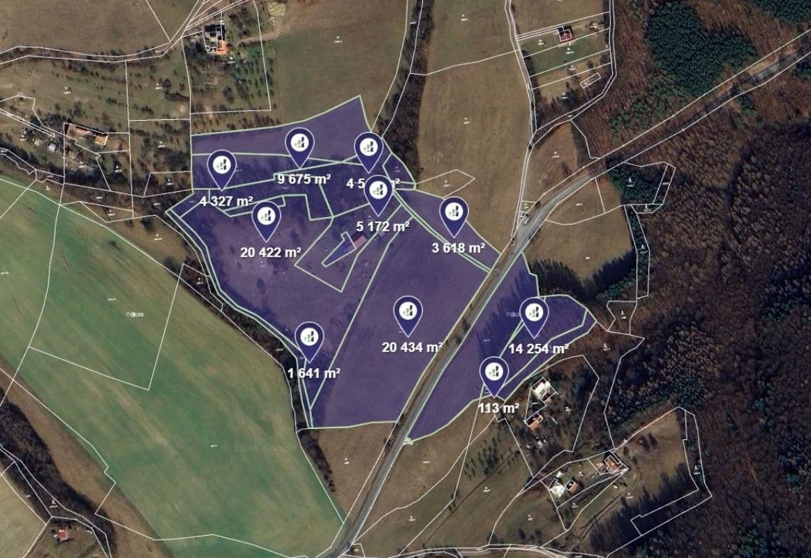 plot for sale, 74,531 m², Provodov, Zlínský Region plot for sale, 74,531 m², Provodov, Zlínský Region