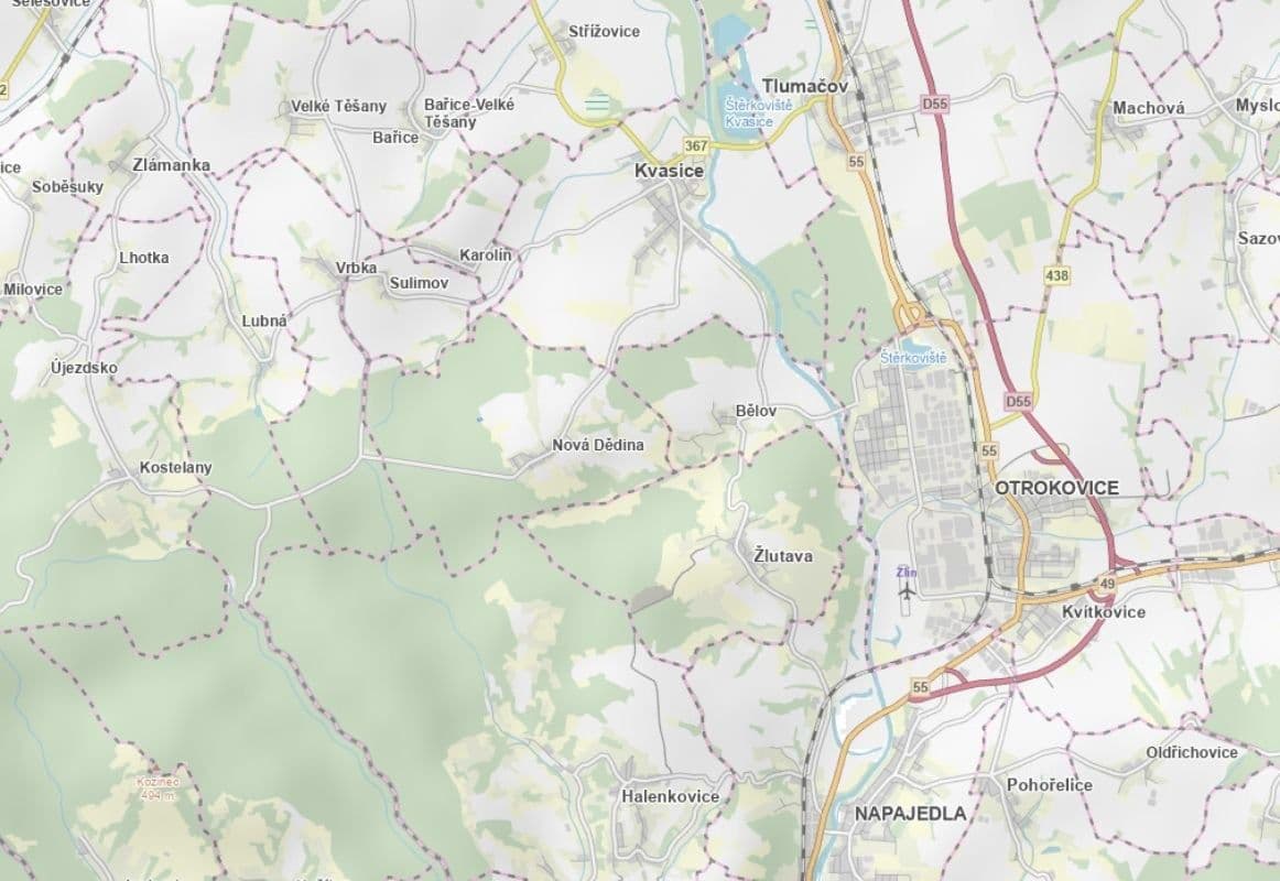 plot for sale, 5,860 m², Nová Dědina, Zlínský Region plot for sale, 5,860 m², Nová Dědina, Zlínský Region