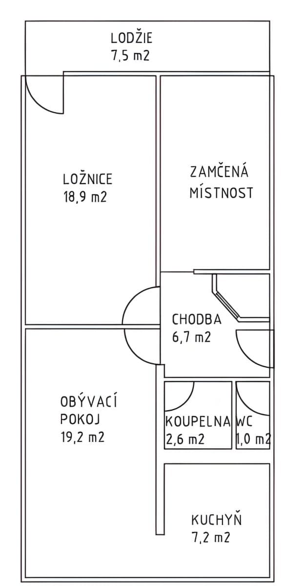 2 bedroom flat to rent, 56 m², Masarykova, Kutná Hora, Středočeský Region 2 bedroom flat to rent, 56 m², Masarykova, Kutná Hora, Středočeský Region