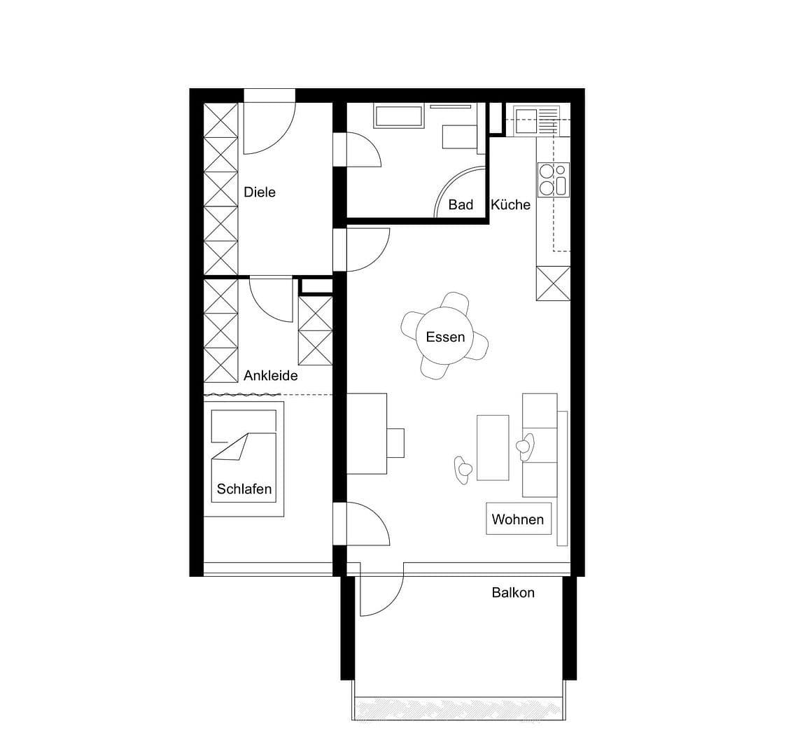 2 bedroom flat to rent, 54 m², Wilhelm-Busch-Weg 3, Flein, Baden-Württemberg 2 bedroom flat to rent, 54 m², Wilhelm-Busch-Weg 3, Flein, Baden-Württemberg