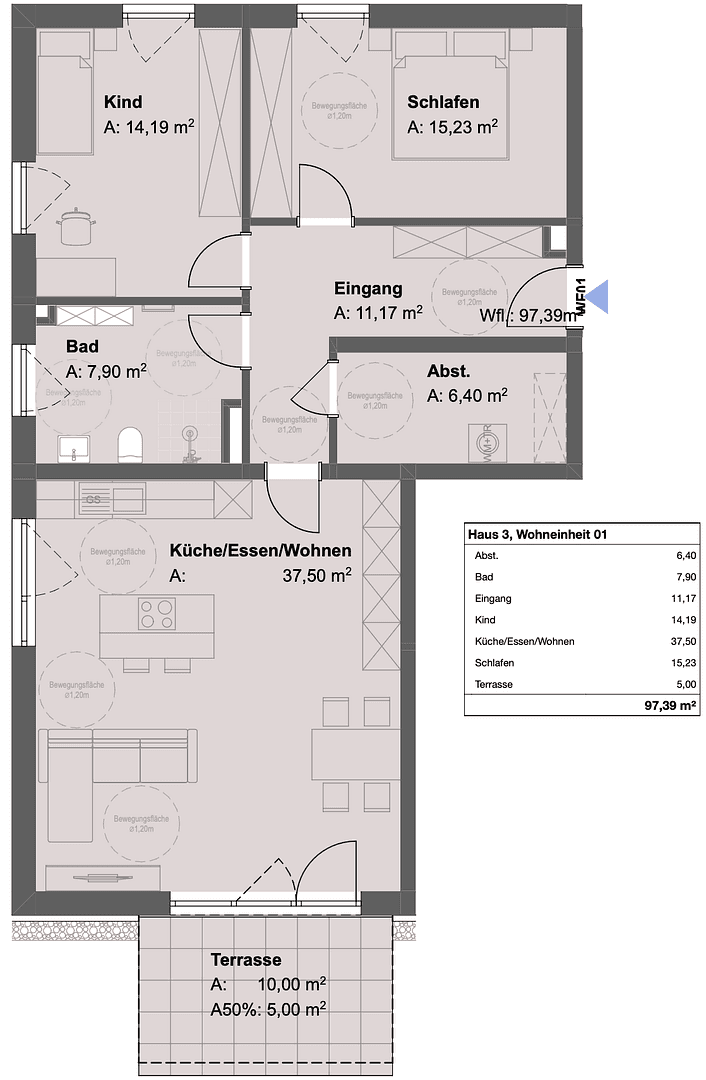 3 bedroom flat to rent, 104 m², Am Steinkart 5b, Bad Griesbach i.Rottal, Bavaria 3 bedroom flat to rent, 104 m², Am Steinkart 5b, Bad Griesbach i.Rottal, Bavaria