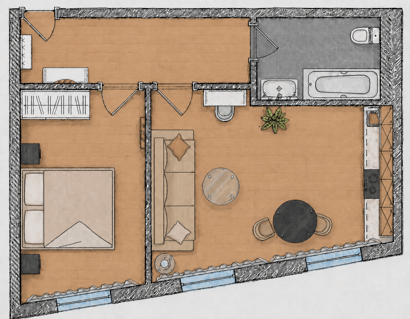 2 bedroom flat to rent, 45 m², Nürnberg, Bavaria 2 bedroom flat to rent, 45 m², Nürnberg, Bavaria