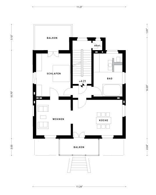 3 bedroom flat to rent, 100 m², Bad Honnef, North Rhine-Westphalia 3 bedroom flat to rent, 100 m², Bad Honnef, North Rhine-Westphalia