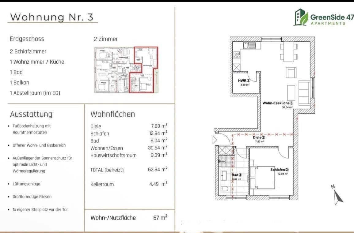 2 bedroom flat to rent, 50 m², Attendorn, North Rhine-Westphalia 2 bedroom flat to rent, 50 m², Attendorn, North Rhine-Westphalia