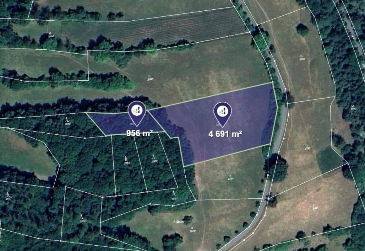 plot for sale, 5,647 m², Lutonina, Zlínský Region plot for sale, 5,647 m², Lutonina, Zlínský Region
