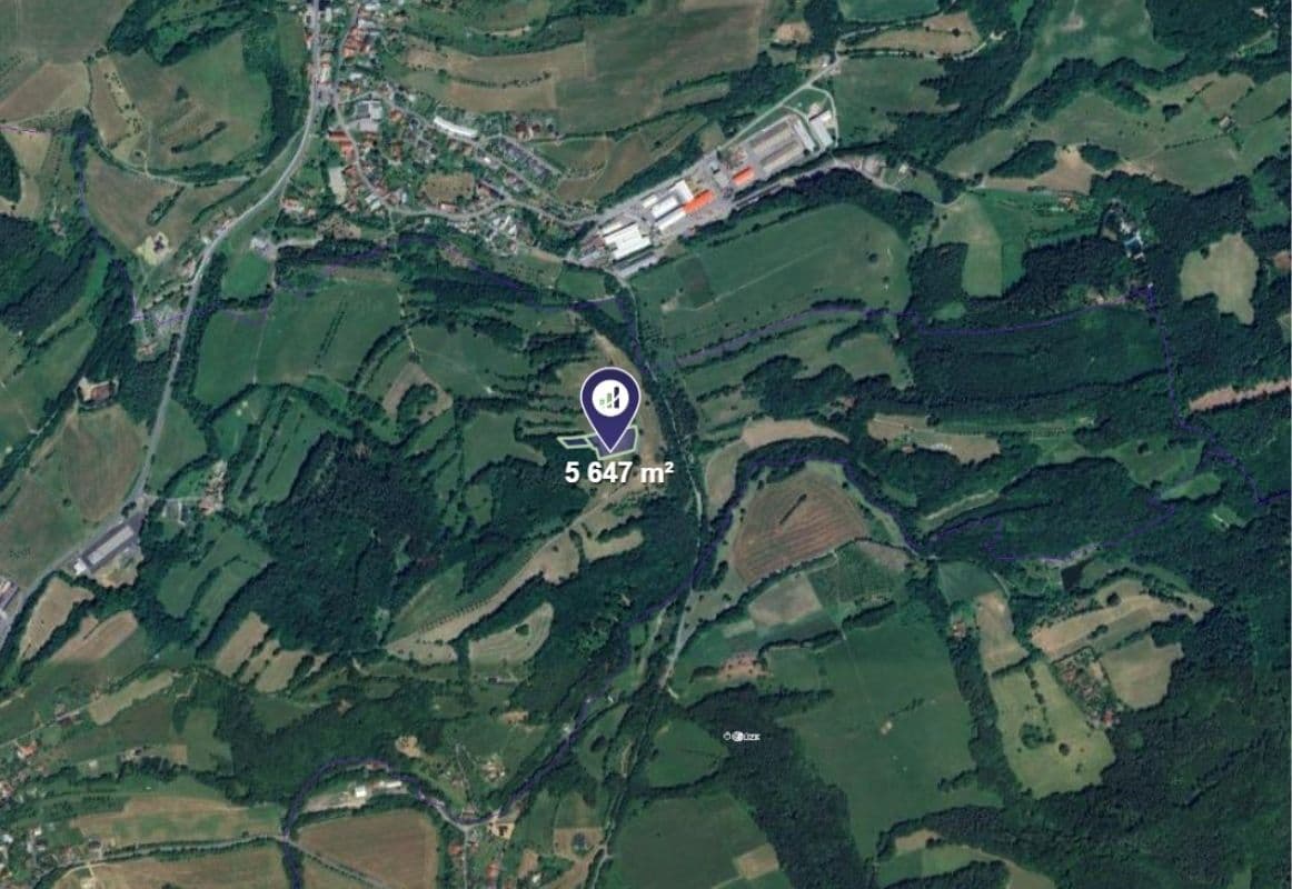 plot for sale, 5,647 m², Lutonina, Zlínský Region plot for sale, 5,647 m², Lutonina, Zlínský Region