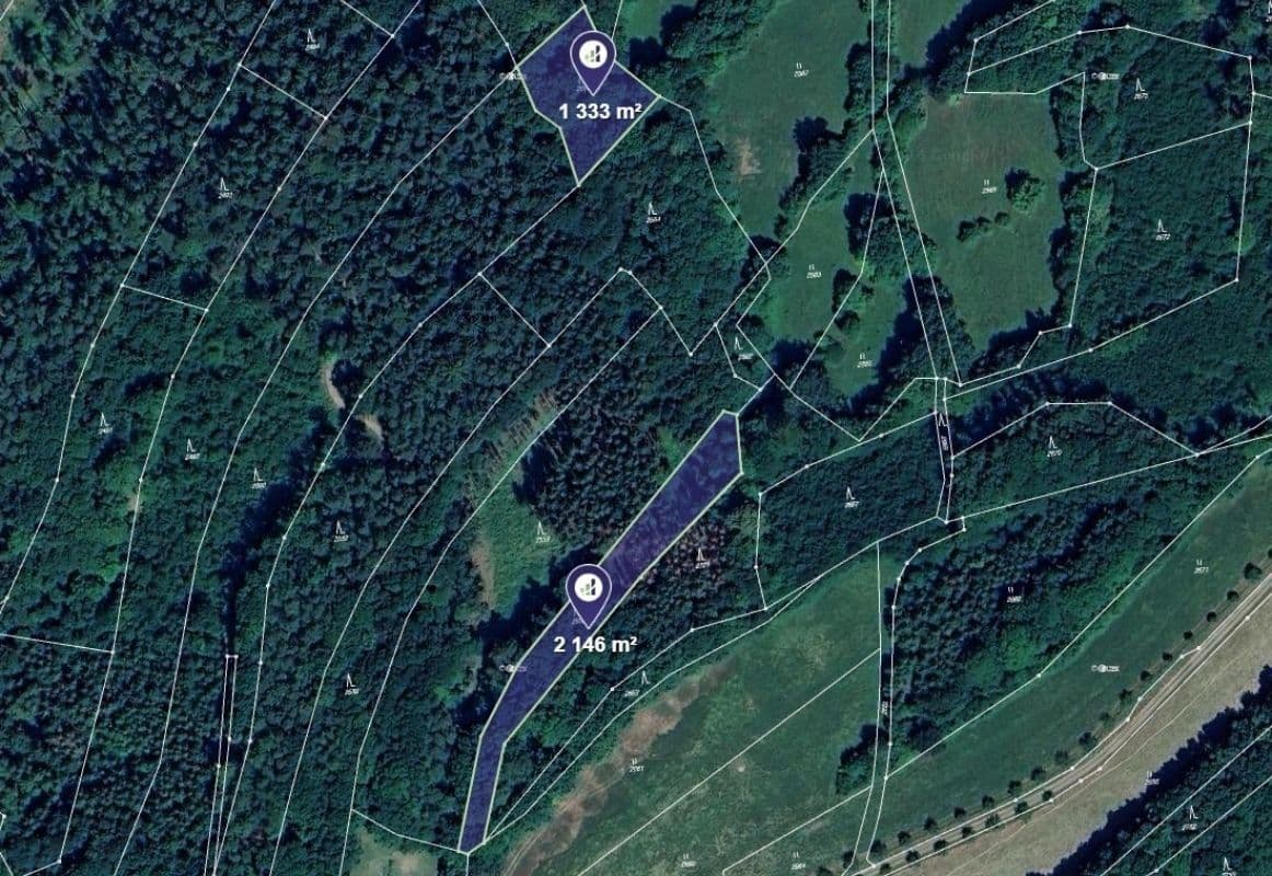 plot for sale, 3,479 m², Lutonina, Zlínský Region plot for sale, 3,479 m², Lutonina, Zlínský Region