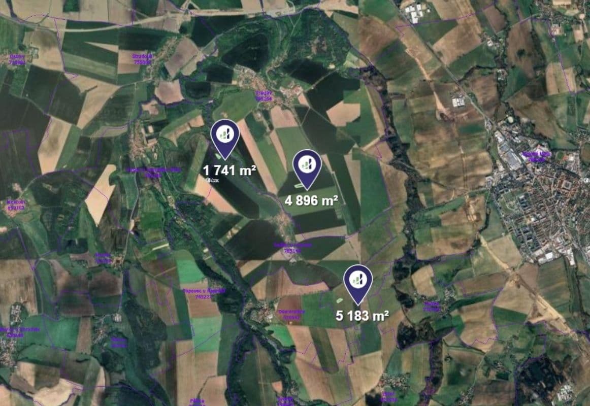 plot for sale, 11,820 m², Vraclav, Pardubický Region plot for sale, 11,820 m², Vraclav, Pardubický Region