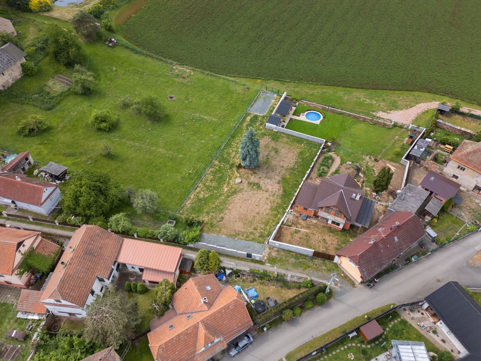 plot for sale, 1,046 m², Nižbor, Středočeský Region plot for sale, 1,046 m², Nižbor, Středočeský Region