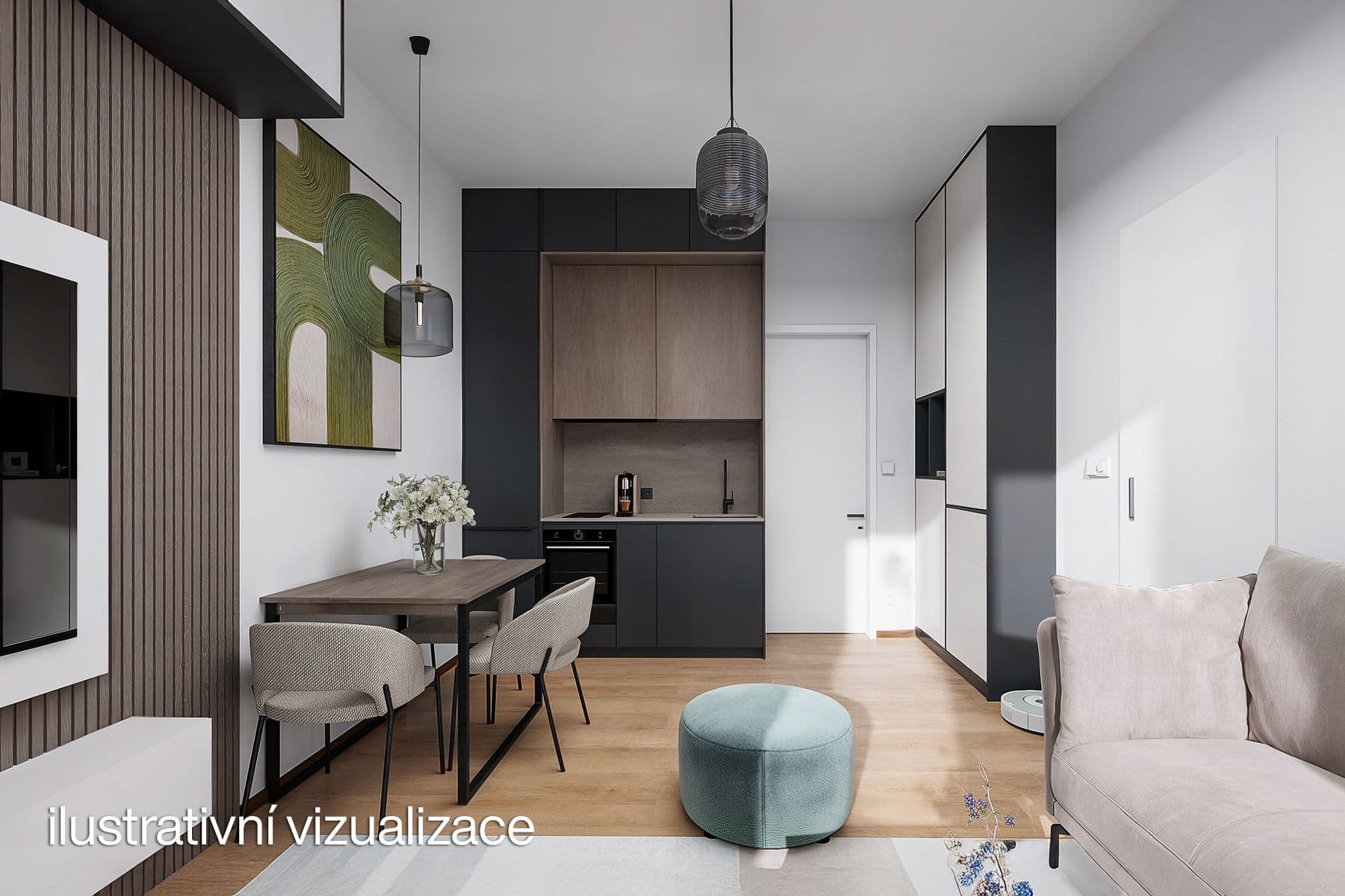 1 bedroom with open-plan kitchen flat for sale, 30 m², Pod Harfou, Prague, Prague 1 bedroom with open-plan kitchen flat for sale, 30 m², Pod Harfou, Prague, Prague