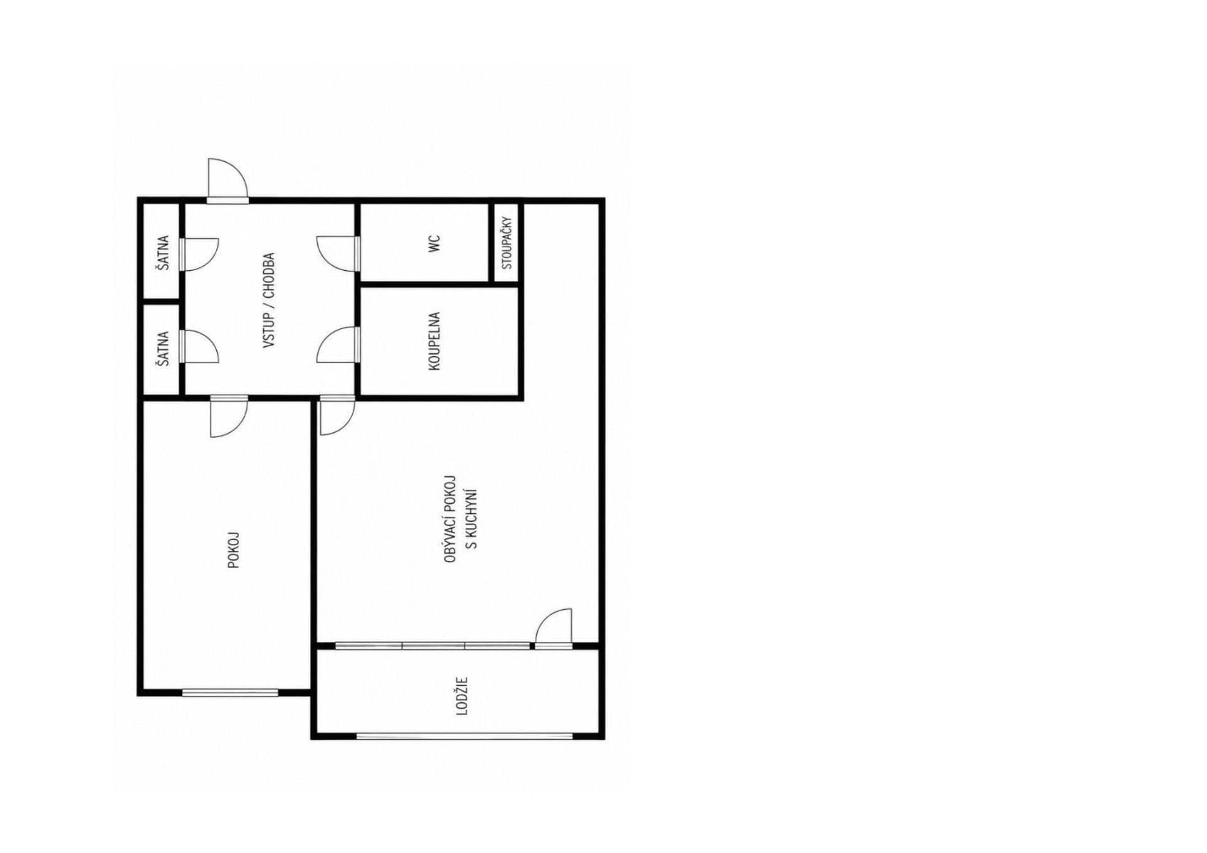 1 bedroom with open-plan kitchen flat for sale, 52 m², Oderská, Brno, Jihomoravský Region 1 bedroom with open-plan kitchen flat for sale, 52 m², Oderská, Brno, Jihomoravský Region