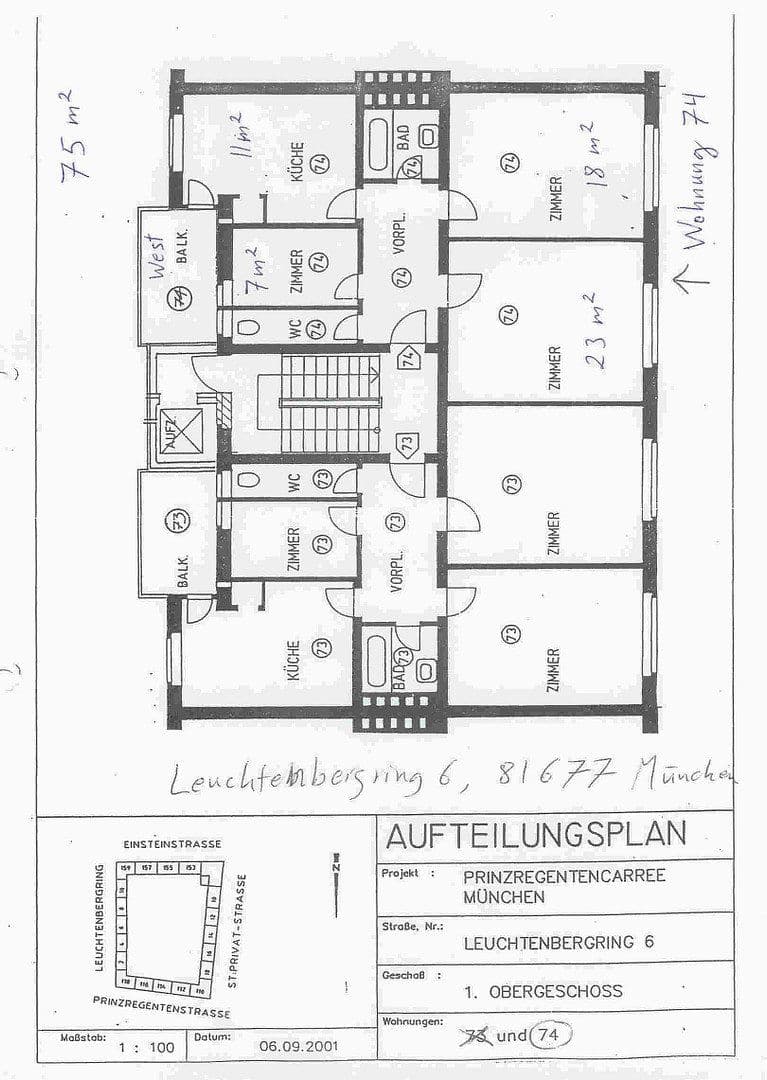 1 bedroom with open-plan kitchen flat for sale, 75 m², Leuchtenbergring 6, München, Bavaria 1 bedroom with open-plan kitchen flat for sale, 75 m², Leuchtenbergring 6, München, Bavaria
