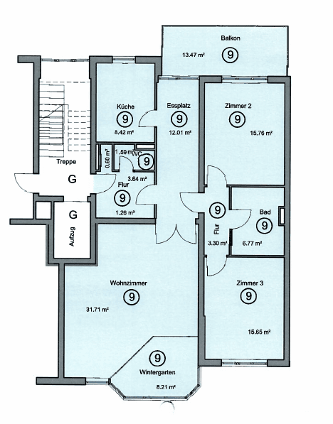 2 bedroom with open-plan kitchen flat for sale, 115 m², Bornimer Strasse 9, Berlin, Berlin 2 bedroom with open-plan kitchen flat for sale, 115 m², Bornimer Strasse 9, Berlin, Berlin