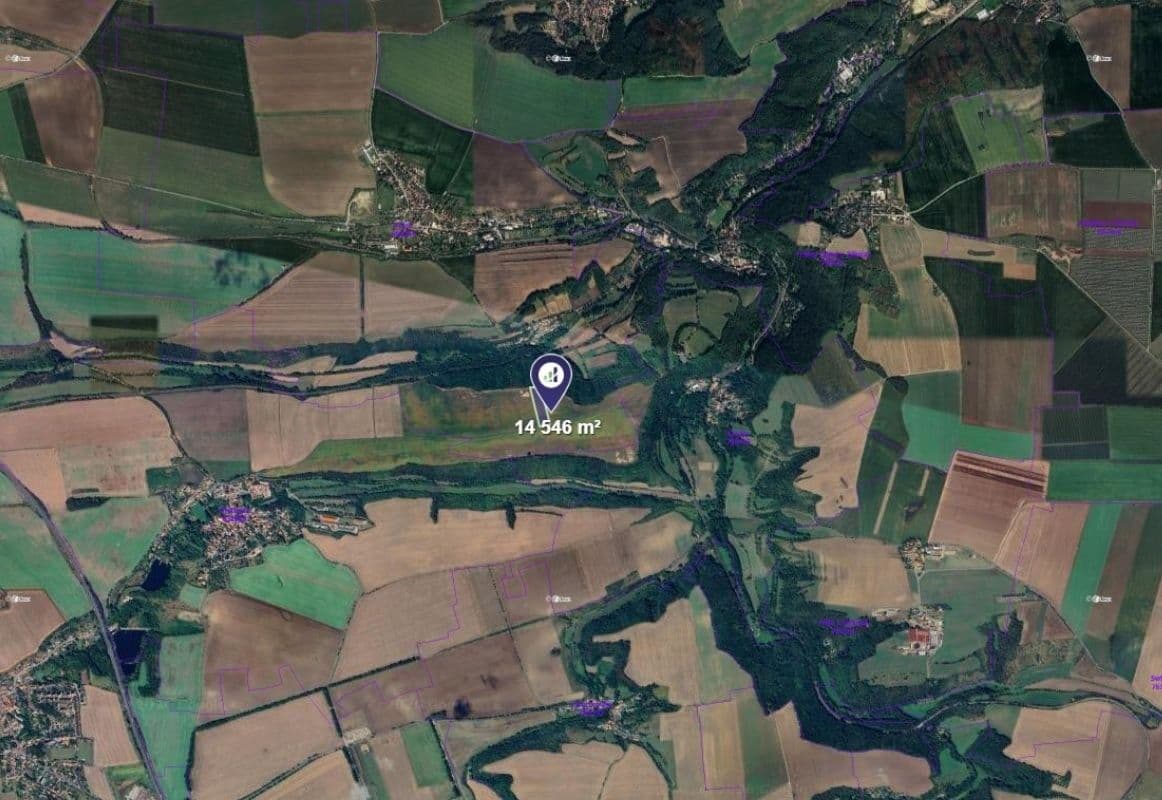 plot for sale, 14,546 m², Koleč, Středočeský Region plot for sale, 14,546 m², Koleč, Středočeský Region