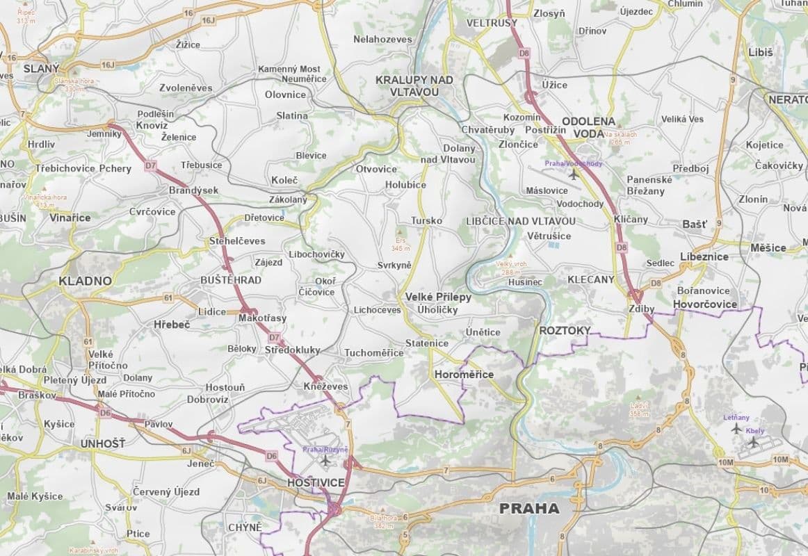 plot for sale, 14,546 m², Koleč, Středočeský Region plot for sale, 14,546 m², Koleč, Středočeský Region